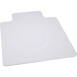 INTERION OFFICE CHAIR MAT FOR CARPET - 45"W X 53"L W/25" X 12" LIP - STRAIGHT EDGE- IND. PKG by Aleco