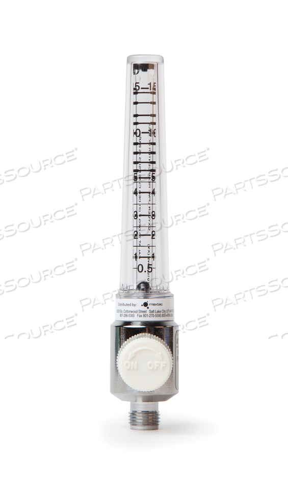 FLOWMETER, 0-15 LPM WHITE 50 PSI by Maxtec