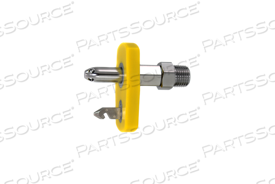 QUICK CONNECT ADAPTER, MALE X 1/4 IN MNPT, YELLOW, AIR by Bay Corporation