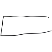 DOOR GASKET - 67-7/16" X 29-1/8 by True Food Service Equipment