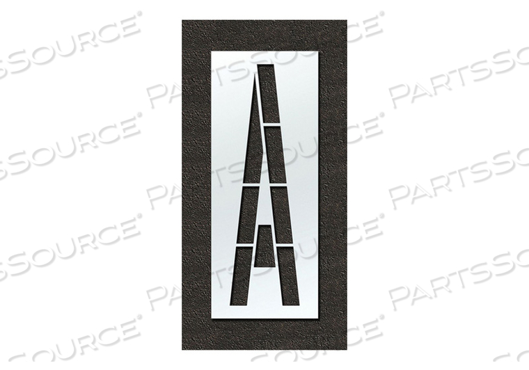 AIRPORT PAVEMENT STENCIL A 120 IN by RAE Products & Chemicals Corp.