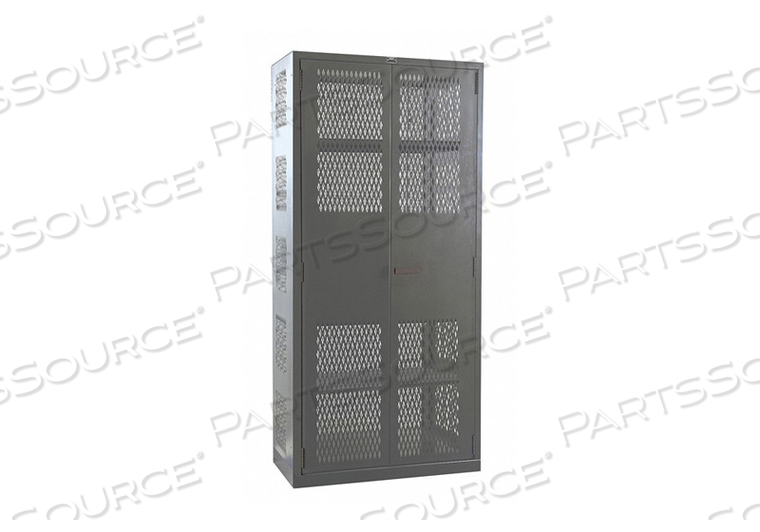 14 GAUGE EXTRA HEAVY-DUTY STEEL DURATOUGH VENTILATED CABINET, 36X24X78 by Hallowell