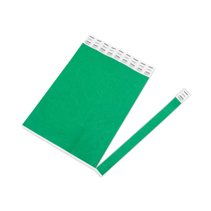 CROWD MANAGEMENT WRISTBANDS, SEQUENTIALLY NUMBERED, 9.75" X 0.75", GREEN, 500/PACK by Advantus