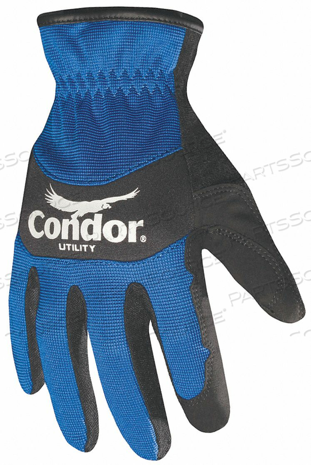 MECHANICS GLOVES 2XL BLU/BLK NEOPRENE PR by Condor
