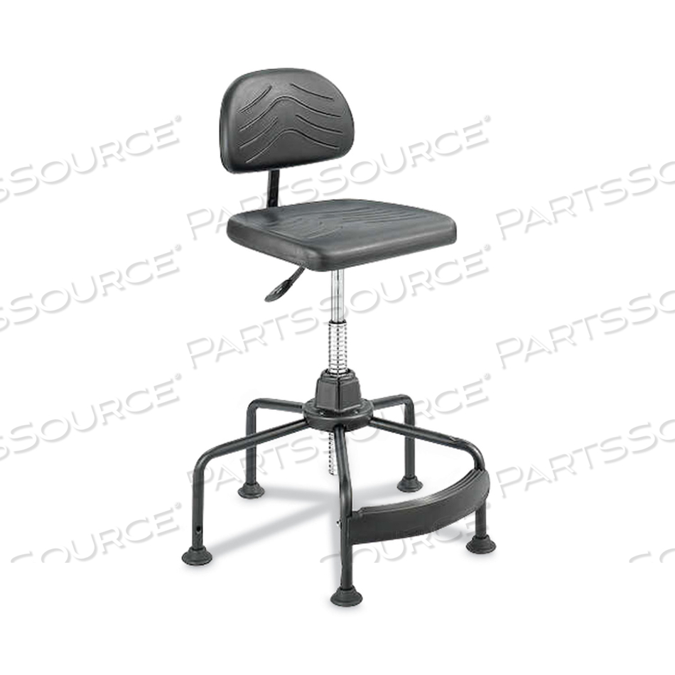 TASK MASTER ECONOMY INDUSTRIAL CHAIR, SUPPORTS UP TO 250 LB, 17" TO 35" SEAT HEIGHT, BLACK by Safco TASK MASTER ECONOMY INDUSTRIAL CHAIR, SUPPORTS UP TO 250 LB, 17" TO 35" SEAT HEIGHT, BLACK by Safco