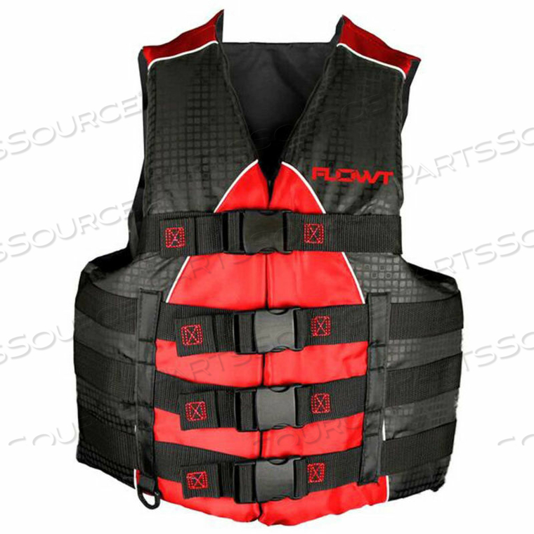 EXTREME SPORT LIFE VEST, RED, LARGE/X-LARGE by Flowt EXTREME SPORT LIFE VEST, RED, LARGE/X-LARGE by Flowt