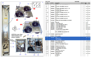 HEAT EXCHANGER FAN FOR MRI SCANNER by Siemens Medical Solutions