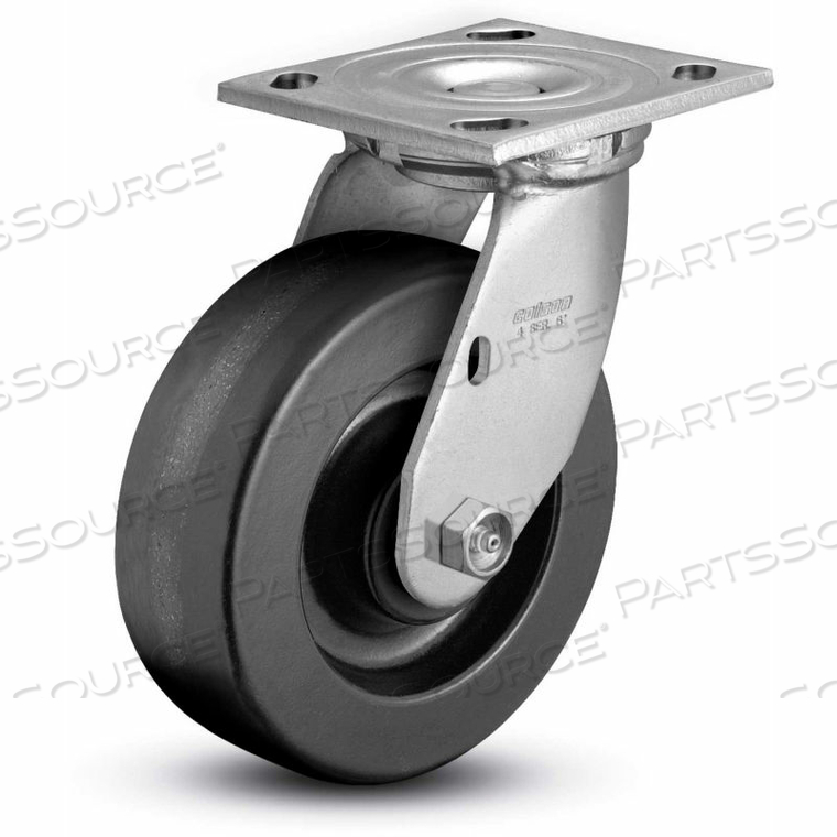 4 SERIES SWIVEL PLATE CASTER - PHENOLIC 5" DIA. 1000 LB. CAP. by Colson