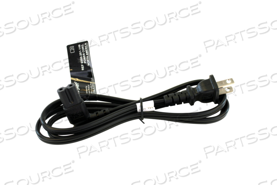 POWER CORD, NORTH AMERICA, FOR USE WITH: FOR MODEL 6500 SMRT™ POWER SYSTEM by Stryker Medical