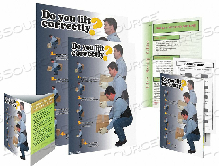 SAFE SYSTM KIT DO YOU LIFT CORRECTLY EN by SafetyPoster