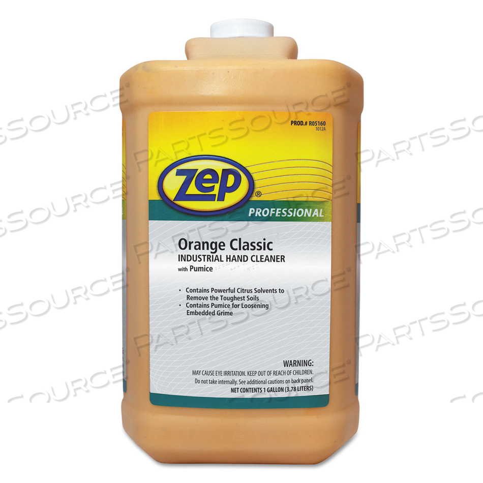 INDUSTRIAL HAND CLEANER, ORANGE, 1 GAL BOTTLE by Zep