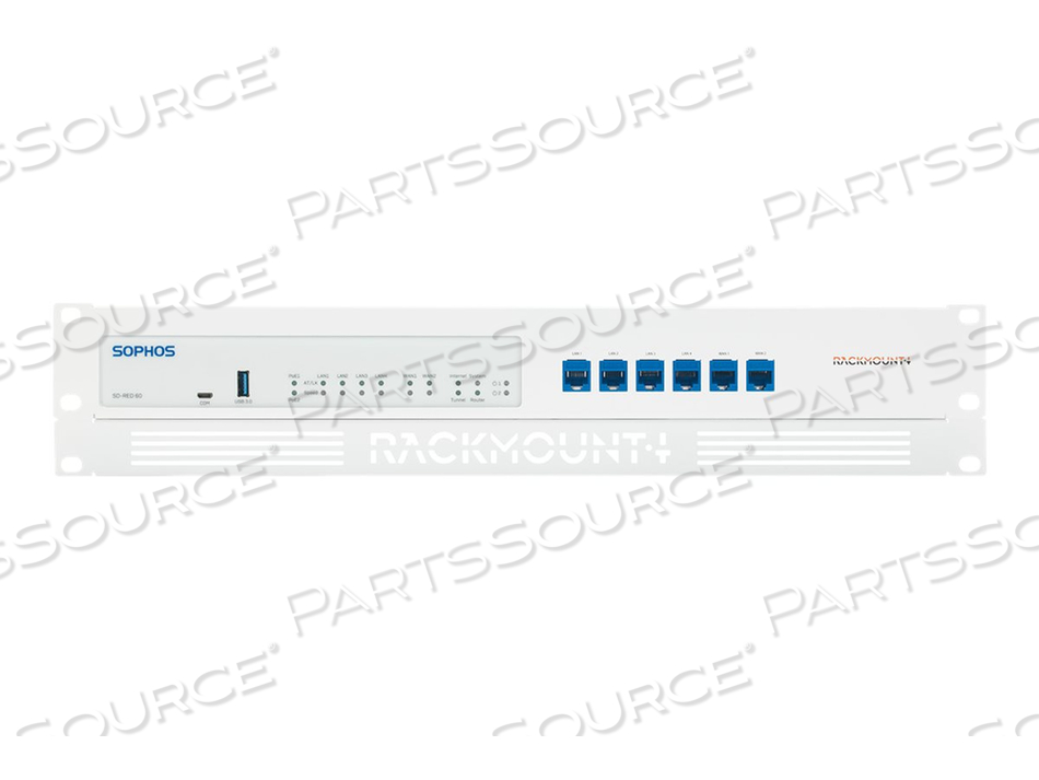 RM-SR-T10, NETWORK DEVICE MOUNTING KIT, RACK MOUNTABLE, RAL 9003, SIGNAL WHITE, 1.3U, 19", FOR SOPHOS SD-RED 20, 60 by Rackmount.IT RM-SR-T10, NETWORK DEVICE MOUNTING KIT, RACK MOUNTABLE, RAL 9003, SIGNAL WHITE, 1.3U, 19", FOR SOPHOS SD-RED 20, 60 by Rackmount.IT