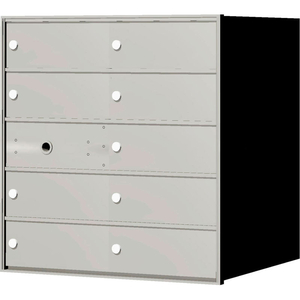 4B+ HORIZONTAL MAILBOX, 28" H, 9 MAILBOXES, FRONT LOADING, ALUMINUM, USPS by Florence Manufacturing Company 4B+ HORIZONTAL MAILBOX, 28" H, 9 MAILBOXES, FRONT LOADING, ALUMINUM, USPS by Florence Manufacturing Company