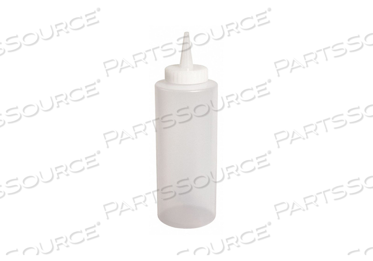 SQUEEZE BOTTLE CLEAR 8 OZ. PK12 by Crestware