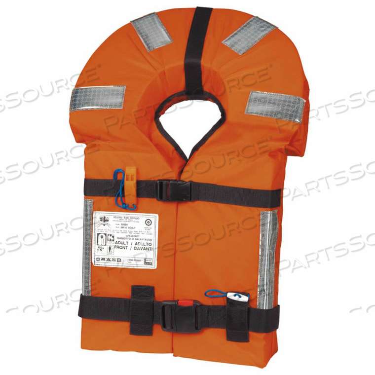 VSG LIFE JACKET, SOLAS/MED, ORANGE, ADULT/OVERSIZE by Datrex Inc. VSG LIFE JACKET, SOLAS/MED, ORANGE, ADULT/OVERSIZE by Datrex Inc.