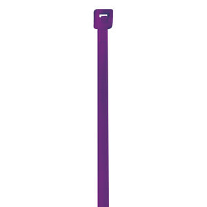 COLORED CABLE TIES, 18#, 4", PURPLE, 1000/CASE by BOX Partners (Box Acquisitions, LLC)
