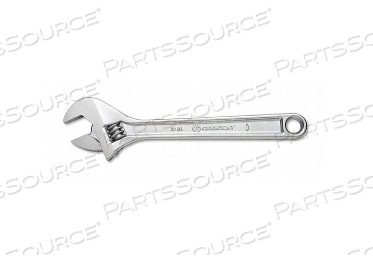 ADJUSTABLE WRENCH 12 CHROME CARDED by Crescent