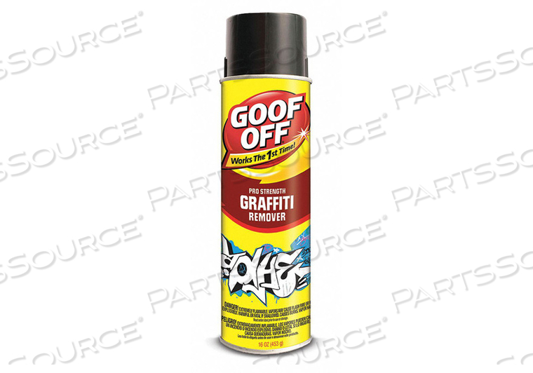 GRAFFITI REMOVER AEROSOL CAN CLEAR RTU by Goof Off