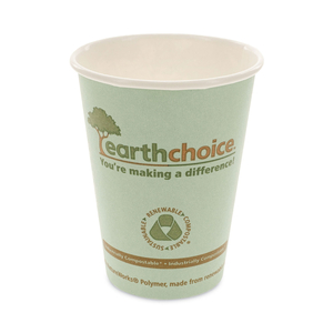 EARTHCHOICE COMPOSTABLE PAPER CUP, 12 OZ, TEAL, 1,000/CARTON by Pactiv