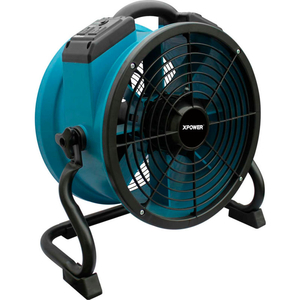 STACKABLE AXIAL FAN W/BUILT-IN POWER OUTLETS FOR DAISY CHAIN, VARIABLE SPEED, 1/4 HP,1720 CFM by Xpower Manufacure, Inc