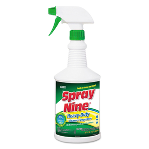 HEAVY DUTY CLEANER/DEGREASER/DISINFECTANT, CITRUS SCENT, 32 OZ, TRIGGER SPRAY BOTTLE by Spray Nine