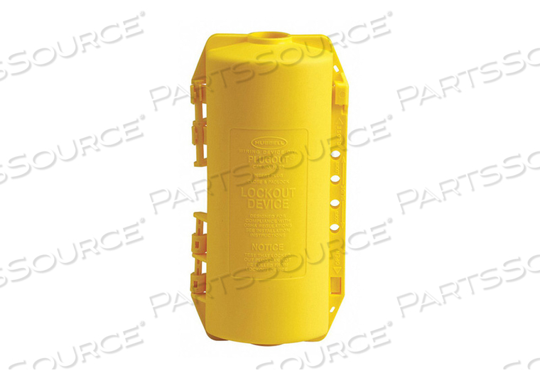 PLUG LOCKOUT YELLOW by Brady Americas