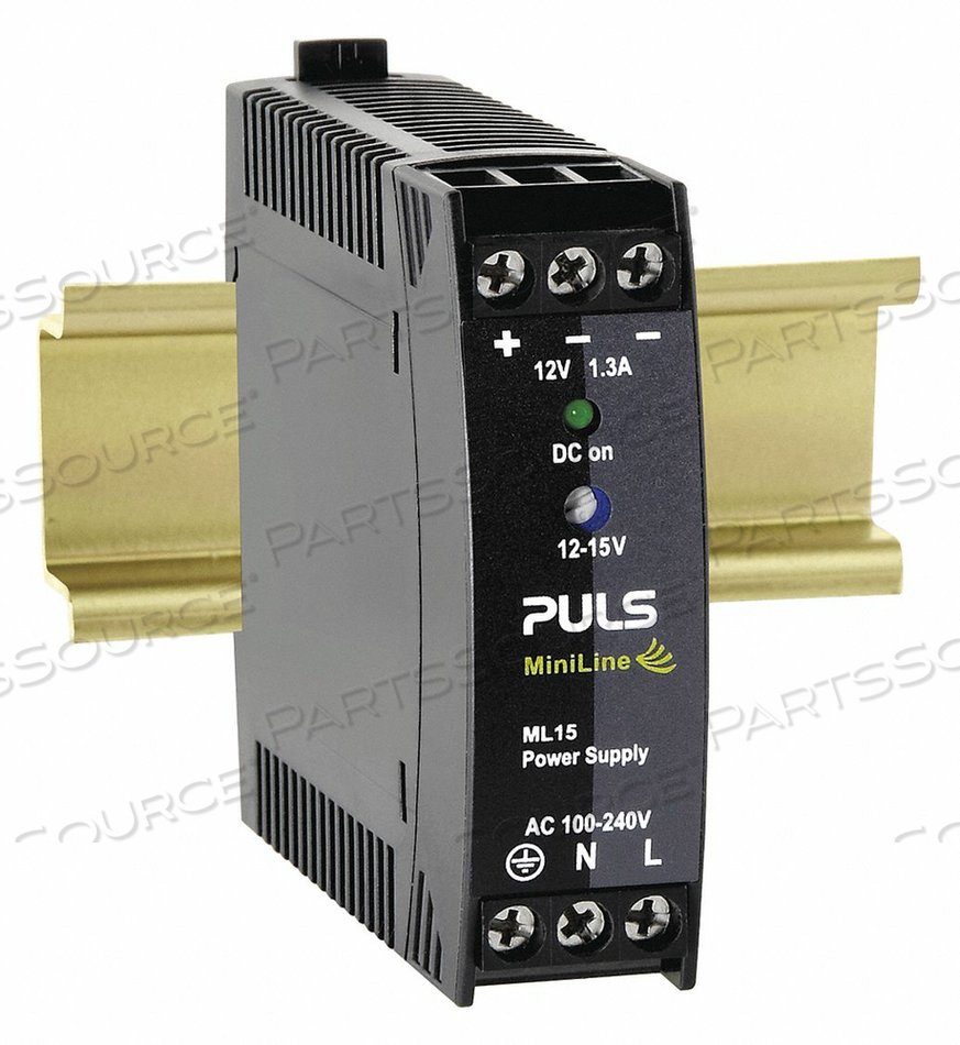 DC POWER SUPPLY PLASTIC 12 TO 15VDC 15W by PULS