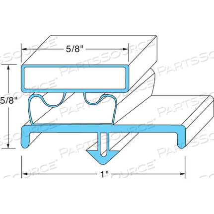 DOOR GASKET17" X 19 5/8" 