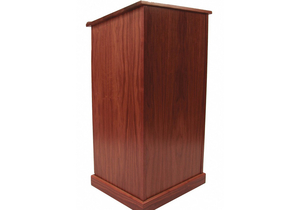 LECTERN MAHOGANY 45X24X20 IN by Amplivox Sound Systems