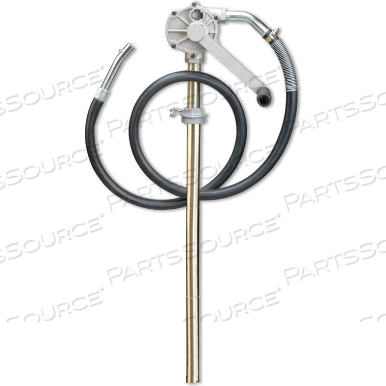 GROZ 44031 PROFESSIONAL MANUAL ROTARY BARREL PUMP WITH HOSE DISCHARGE SPOUT, NBR SEALS by Matrix Management Inc