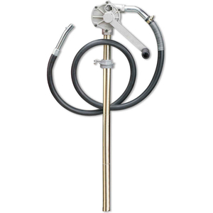 GROZ 44031 PROFESSIONAL MANUAL ROTARY BARREL PUMP WITH HOSE DISCHARGE SPOUT, NBR SEALS by Matrix Management Inc