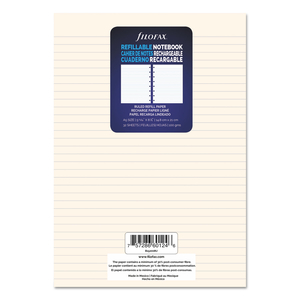 NOTEBOOK REFILLS, 8-HOLE, 8.25 X 5.81, NARROW RULE, 32/PACK by Filofax