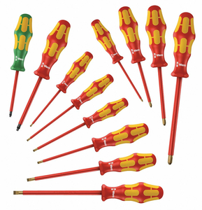INSULATED SCREWDRIVER SET 12 PC. by Wera INSULATED SCREWDRIVER SET 12 PC. by Wera