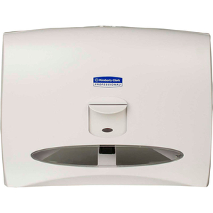 PUSH-LEVER PERSONAL TOILET SEAT COVER DISPENSER, WHITE HOLDS 125 COVERS by Boardwalk