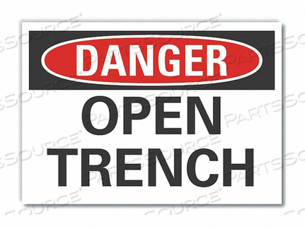 DANGER SIGN 5 W X 3-1/2 H 0.001 THICK by Lyle Signs Inc. DANGER SIGN 5 W X 3-1/2 H 0.001 THICK by Lyle Signs Inc.