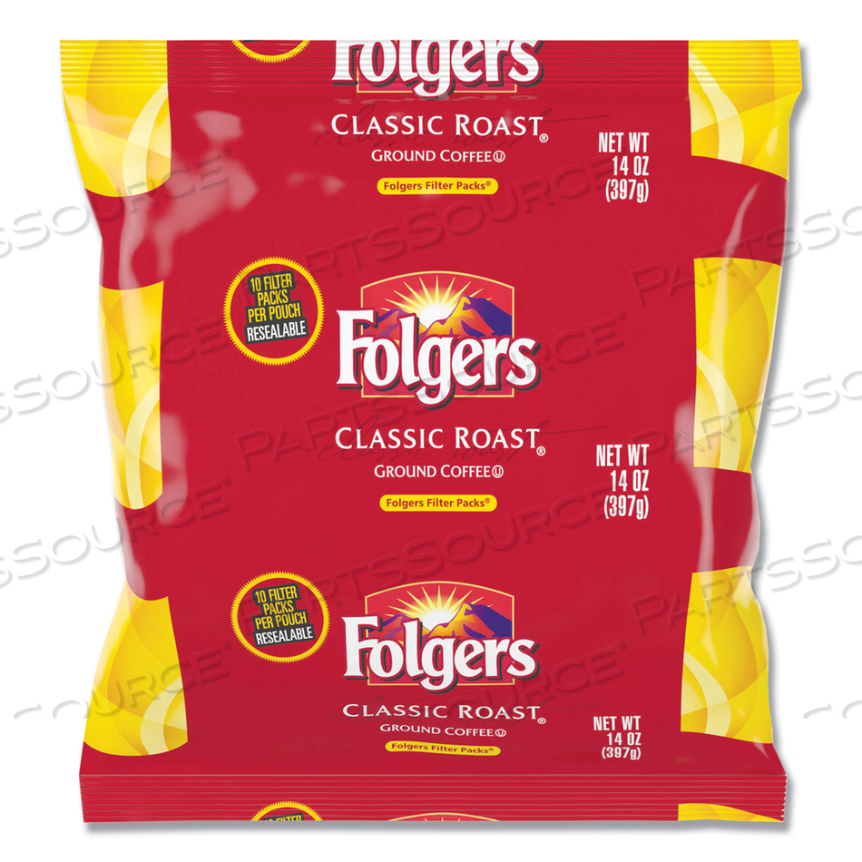 COFFEE FILTER PACKS, CLASSIC ROAST, 1.4 OZ PACK by Folgers