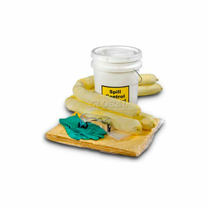 COMPACT MOBILE 5 GALLON CHEMICAL SPILL KIT by Evolution Sorbent Product