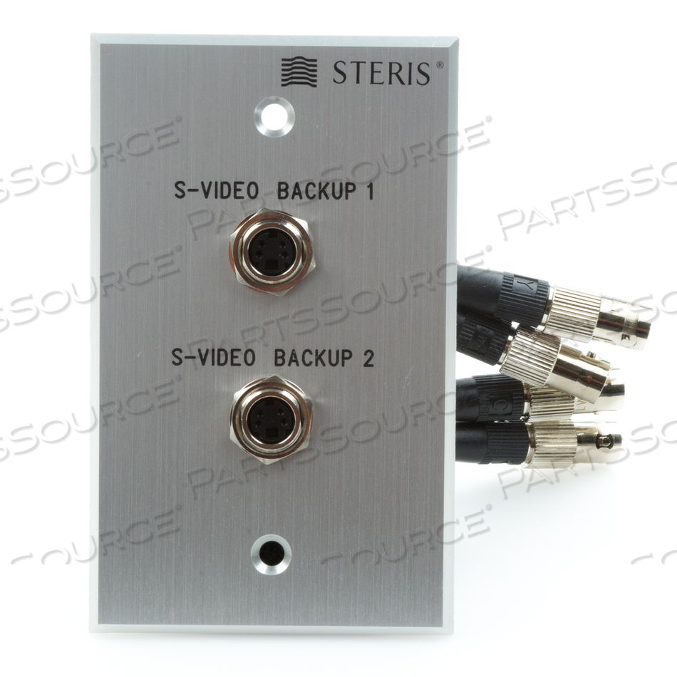 WALL PLATE, SG, SV BACKUP 1, SV BACKUP 2 STERIS SILVER 