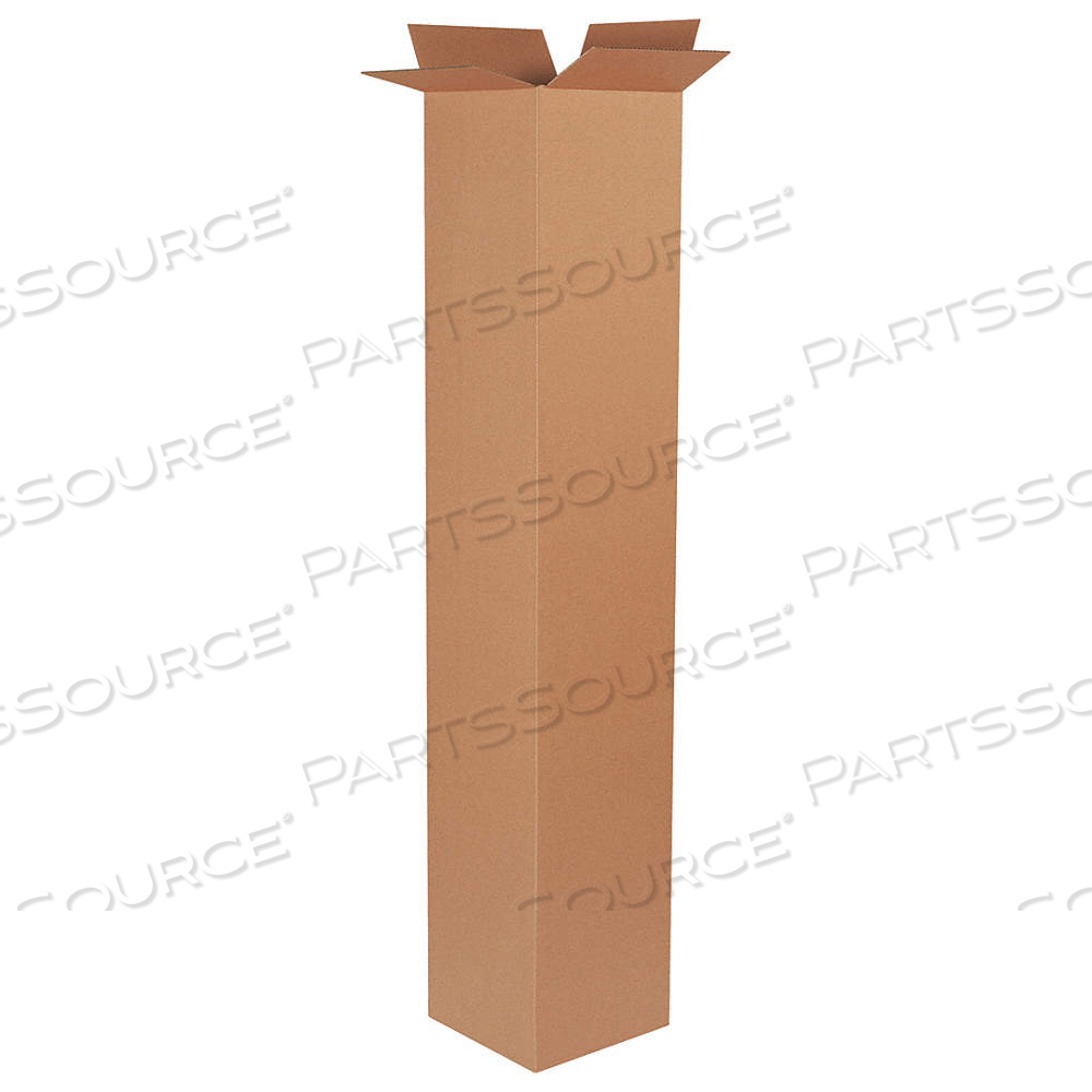 SHIPPING BOX, 12 IN INSIDE LG, 12 IN INSIDE WD, 72 IN INSIDE HT, 32 ECT - TALL, SINGLE WALL by Approved Vendor SHIPPING BOX, 12 IN INSIDE LG, 12 IN INSIDE WD, 72 IN INSIDE HT, 32 ECT - TALL, SINGLE WALL by Approved Vendor