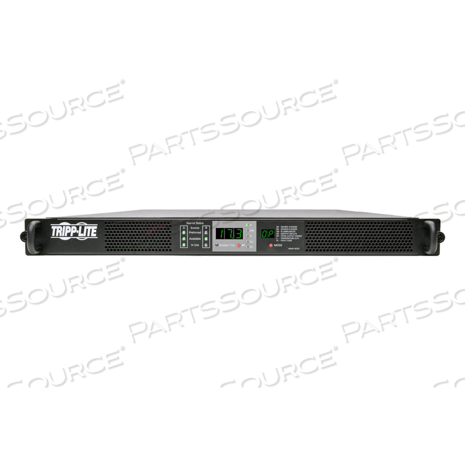 PDU 3-PHASE MONITORED ATS 208V 17.3KW 2 IEC 309 60A 1URM TAA 