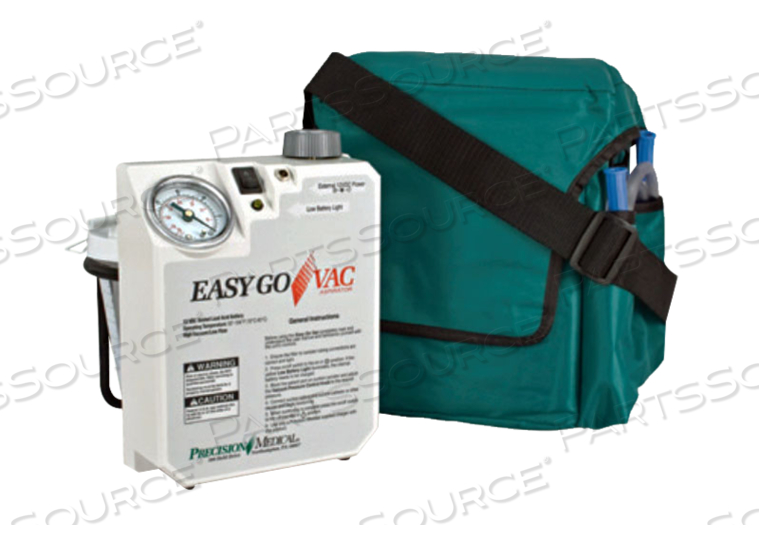 ASPIRATOR, PORTABLE, EASYVAC, 6.7IN WIDTH, 8.8IN HEIGHT, 8.9IN LENGTH, 800CC SUCTION CANISTER, CONTINUOUS VACUUM MODE, 51 TO 483MMHG VACUUM by Precision Medical, Inc. ASPIRATOR, PORTABLE, EASYVAC, 6.7IN WIDTH, 8.8IN HEIGHT, 8.9IN LENGTH, 800CC SUCTION CANISTER, CONTINUOUS VACUUM MODE, 51 TO 483MMHG VACUUM by Precision Medical, Inc.