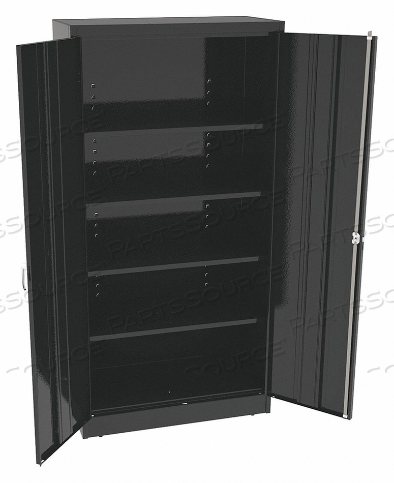 SHELVING CABINET 72 H 36 W BLACK by Tennsco Corp.