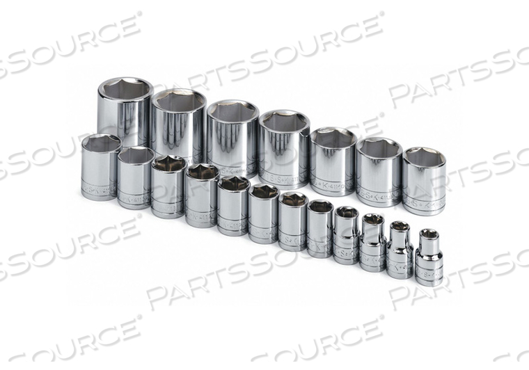 SOCKET SET SAE 1/2 IN DR 19 PC by SK Professional Tools SOCKET SET SAE 1/2 IN DR 19 PC by SK Professional Tools