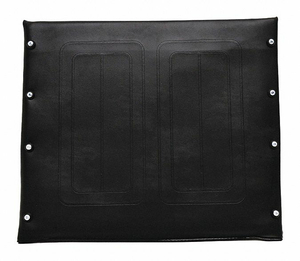 VINYL SEAT UPHOLSTERY 24 W 8 HOLE BLACK by Alco