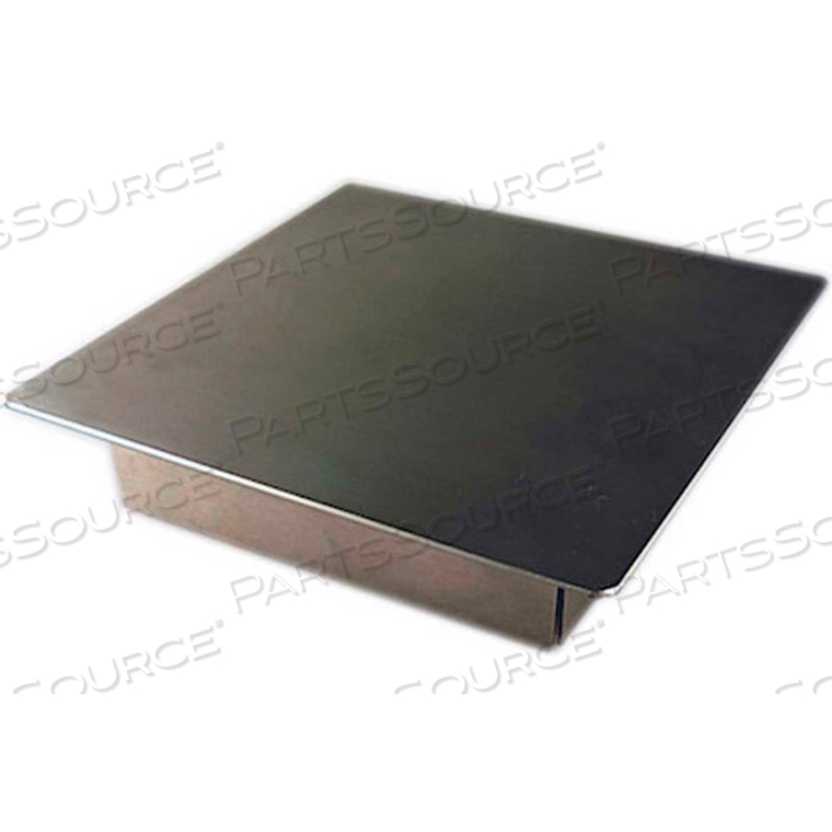 SPIRA STAINLESS STEEL FLAT POST CAP FOR SPA-P001 POSTS by 603 Products LLC SPIRA STAINLESS STEEL FLAT POST CAP FOR SPA-P001 POSTS by 603 Products LLC