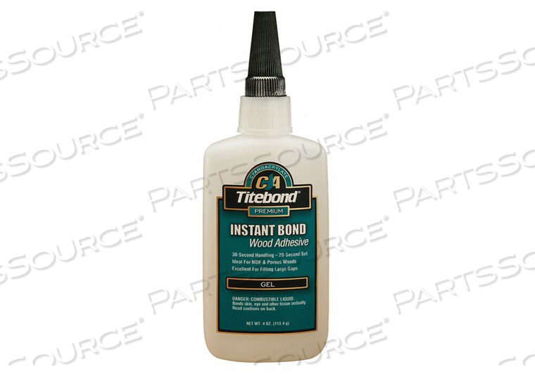 INSTANT ADHESIVE 4 OZ. CLEAR by Titebond
