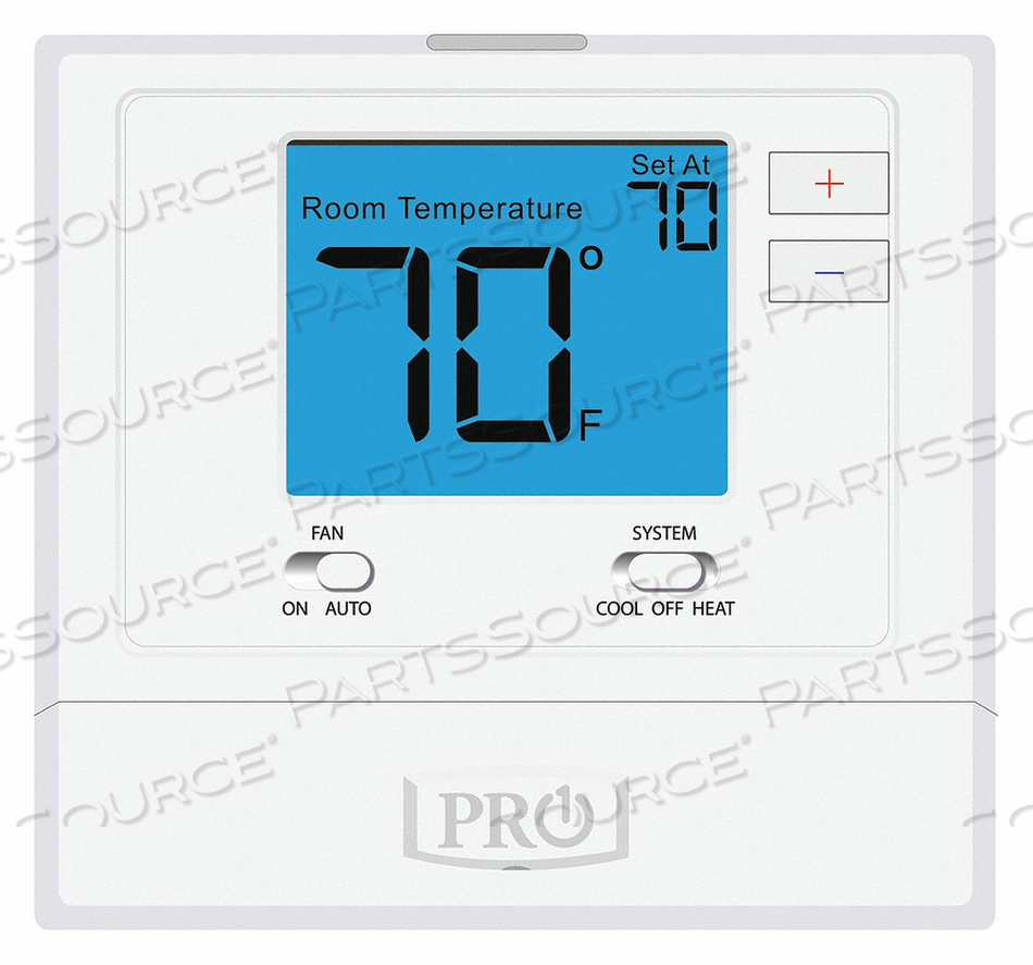 LOW VOLTAGE THERMOSTAT SINGLE STAGE1H/1C by PRO1 IAQ LOW VOLTAGE THERMOSTAT SINGLE STAGE1H/1C by PRO1 IAQ