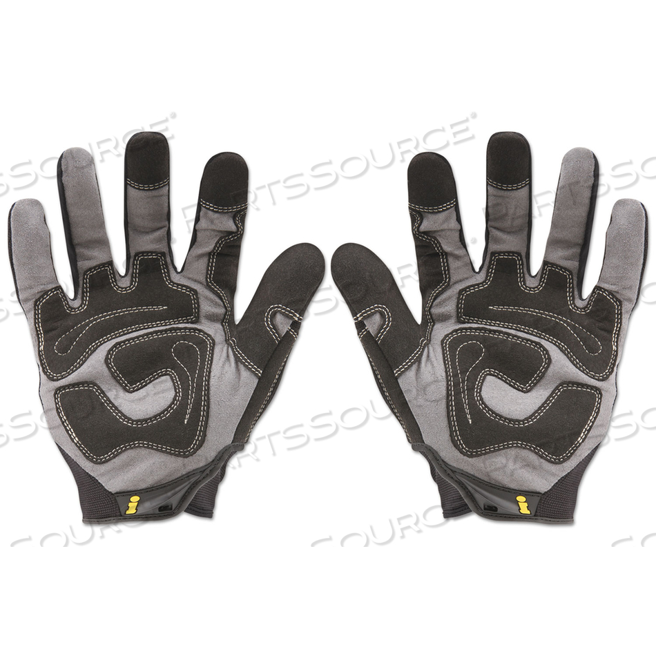 GENERAL UTILITY SPANDEX GLOVES, BLACK, X-LARGE, PAIR by Ironclad