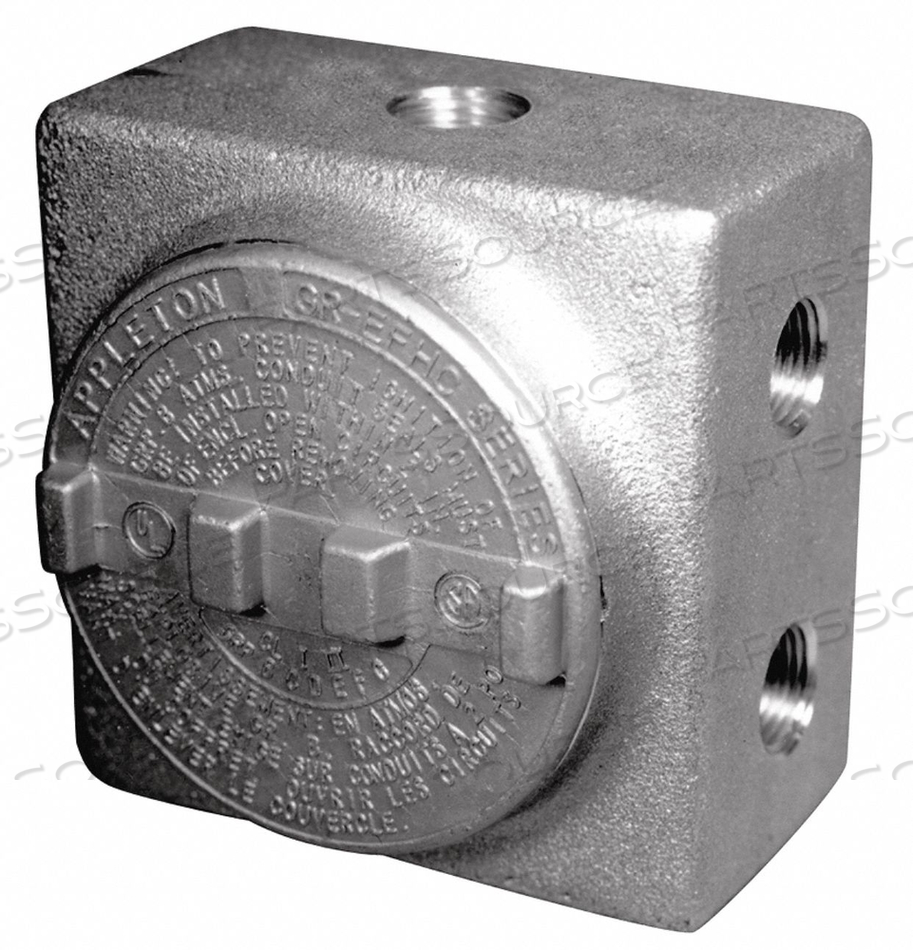 EXPLOSION-PROOF CERTIFIED CONDUIT OUTLET BOX, UNIVERSAL, ALUMINUM, 1" by Appleton Electric EXPLOSION-PROOF CERTIFIED CONDUIT OUTLET BOX, UNIVERSAL, ALUMINUM, 1" by Appleton Electric