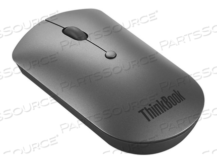 THINKPAD SILENT, MOUSE, RIGHT AND LEFT-HANDED, BLUE OPTICAL, 3 BUTTONS, WIRELESS, BLUETOOTH 5.0, IRON GRAY, RETAIL, FOR THINKCENTRE M70T GEN by Lenovo